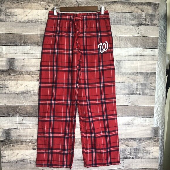 Washington Nationals Concept Sports MLB Women Flannel Pants Tee Sleep Set Sz. S - Picture 8 of 16